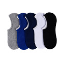 Europe and the United States size Pure cotton and pure color silicone anti-skid can be mass customized men's ship socks